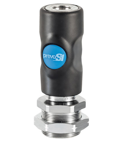 Raccord pneumatique - PREVO S1 - ISI 062101 - Prevost - fileté / push-to-lock / en composite