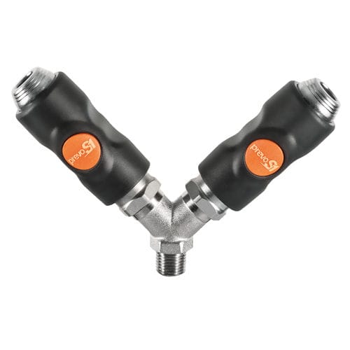 Raccord pneumatique - BSI 06815 series - Prevost - fileté / push-to-lock / en Y