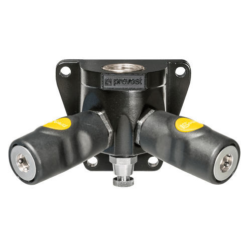 Raccord pneumatique - ASI 06810xWK series - Prevost - fileté / push-to-lock / en Y