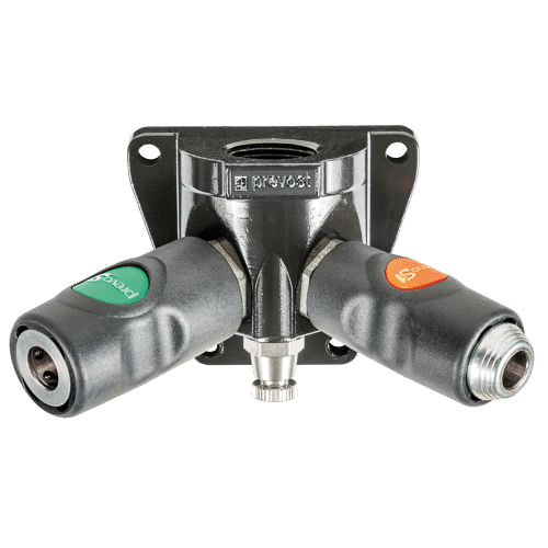 Raccord pneumatique - ESI 078104WKB6 - Prevost - fileté / push-to-lock / en Y