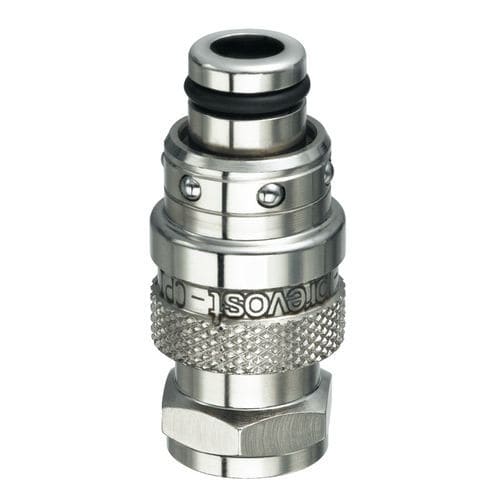 Raccord pneumatique - CPI 086101 - Prevost - fileté / push-in / en laiton nickelé