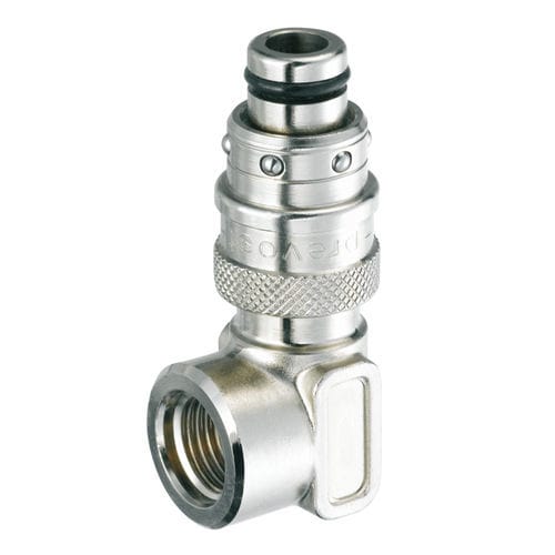Raccord pneumatique - CPI 086101RE - Prevost - fileté / push-in / coudé à 90°