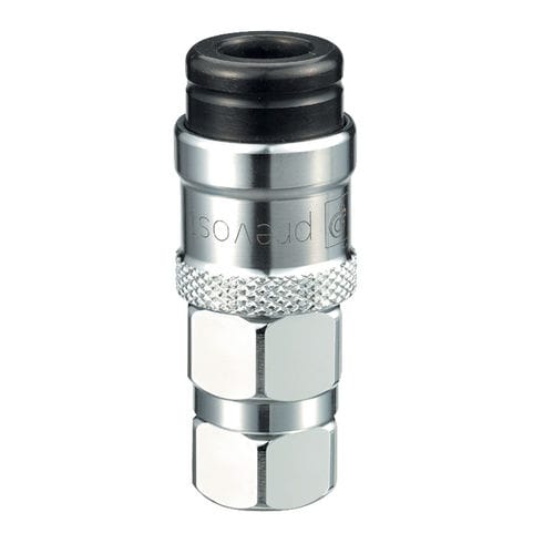 Raccord pneumatique - BAC 071101 - Prevost - fileté / rapide / en laiton chromé