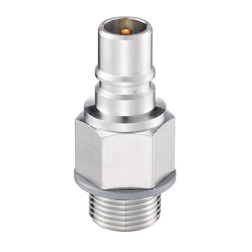 Adaptateur hydraulique industriel - PREOL 06715 series - Prevost - mâle-cannelé / en inox / en laiton