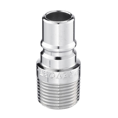 Adaptateur hydraulique mâle-cannelé - PREOL 06616 series - Prevost - en inox / en laiton / en chrome