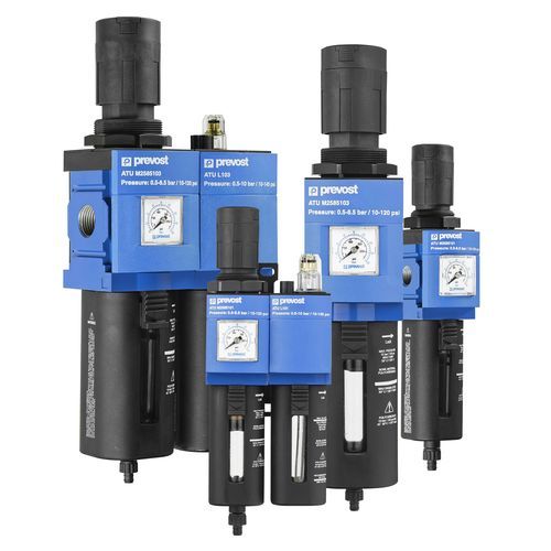 Filtre régulateur lubrificateur à air comprimé - ATU series - Prevost - à particules / à huile / à eau