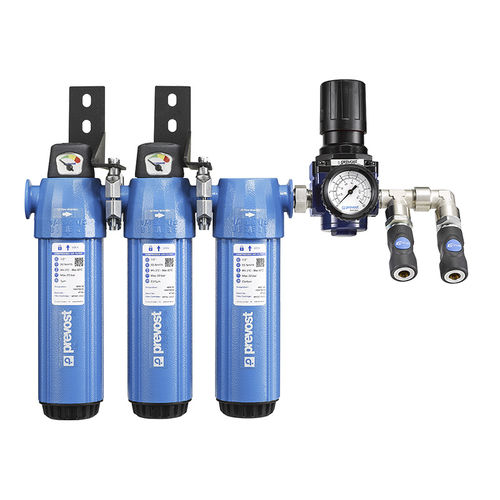 Unité de filtration à cartouche - MSR - MSCR series - Prevost - pour air comprimé / grande efficacité