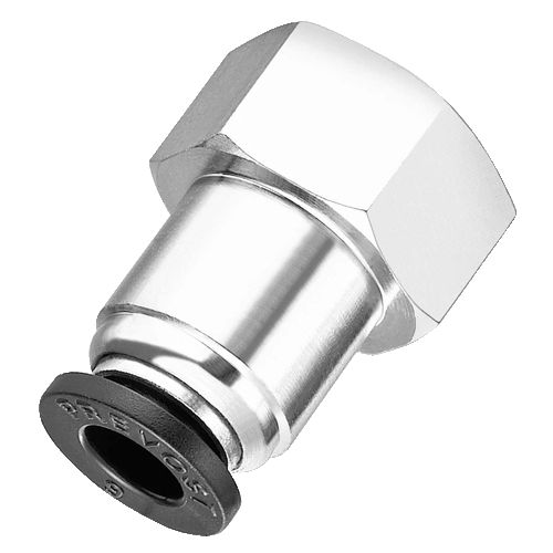 Raccord pneumatique - RPD FG series - Prevost - push-in / en polymère / en laiton nickelé