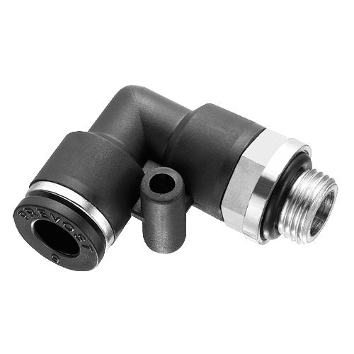 Raccord pneumatique - RPC MG series - Prevost - fileté / push-in / coudé à 90°