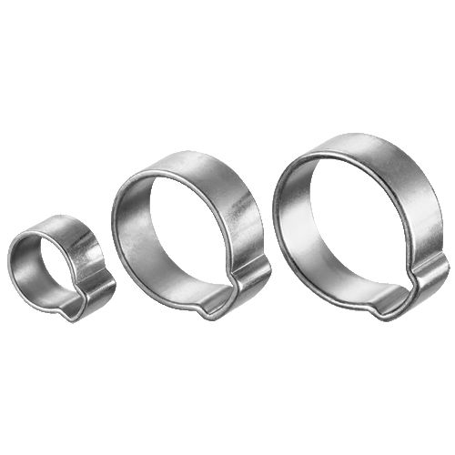 Collier de serrage en acier zingué - 0709E - Prevost - à oreilles