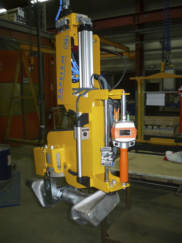 Manipulateur pneumatique - X080 - SAPELEM - avec système de serrage / pour composants mécaniques / mobile