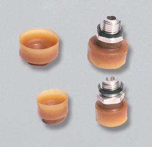 Ventouse profonde - S2 series - SAPELEM - plate / en silicone / 50 shore A