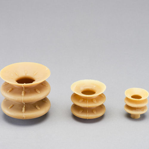 Ventouse à soufflet - 84 series - SAPELEM - en silicone / 50 shore A / pour l'industrie agroalimentaire