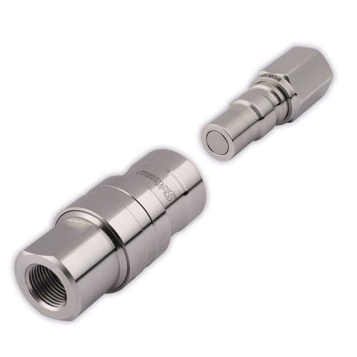 Raccord pneumatique - MCB - Stäubli Fluid Connectors - rapide / en acier inoxydable / résistant aux produits chimiques