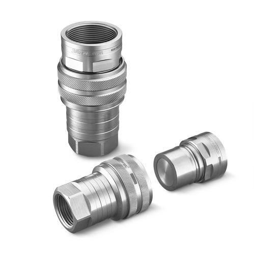 Raccord sans égoutture - CGB - Stäubli Fluid Connectors - pour liquide de refroidissement / rapide / en laiton nickelé