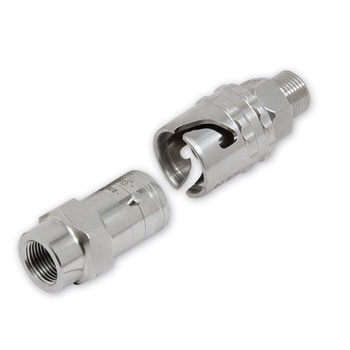 Raccord pneumatique - HCB - Stäubli Fluid Connectors - rapide / en acier inoxydable / résistant aux vibrations