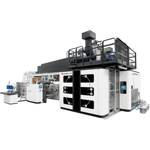 Presse flexographique à 8 couleurs - F2 MB - Comexi Group Industries - à tambour central
