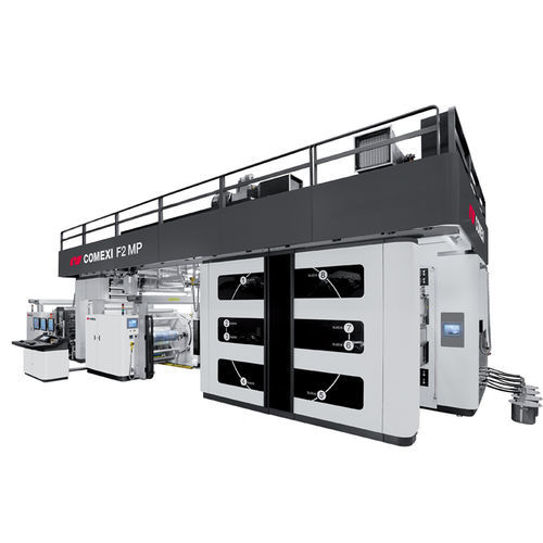 Presse flexographique à tambour central - F2 MP - Comexi Group Industries - à 8 couleurs