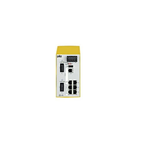 Commutateur Ethernet administrable - PSSnet SHL 6T 2FSMSC MRP - PILZ - 8 ports / 10/100BaseT(X) / standard