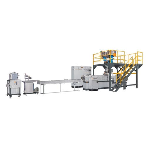 Extrudeuse bivis corotative - CK-58HT - Cheng Yieu Development Machinery Co., Ltd. - de granulation / pour PE / pour WPC