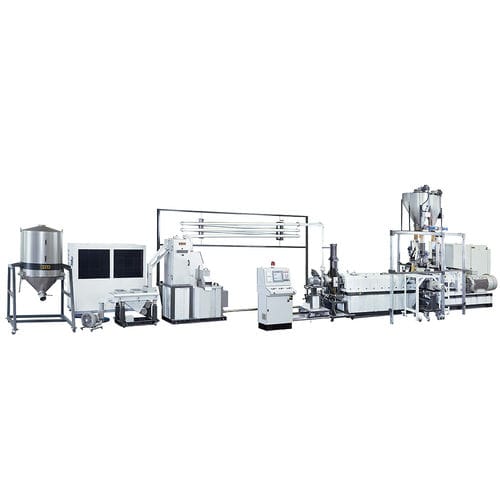 Extrudeuse avec granulation sous l'eau - CK-70HT - Cheng Yieu Development Machinery Co., Ltd. - bivis corotative / de compoundage / pour PP