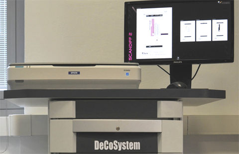 Système d'inspection numérique - SCANDIFF2, SCANDIFF2-CD - DeCoSystem S.r.l. - pour l'imprimerie