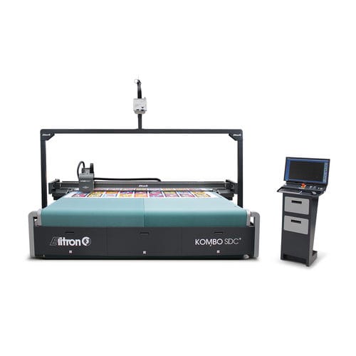 Plotter de découpe automatique - KOMBO SDC+ - Elitron IPM S.r.l. - pour textiles / pour matières plastiques / pour carton