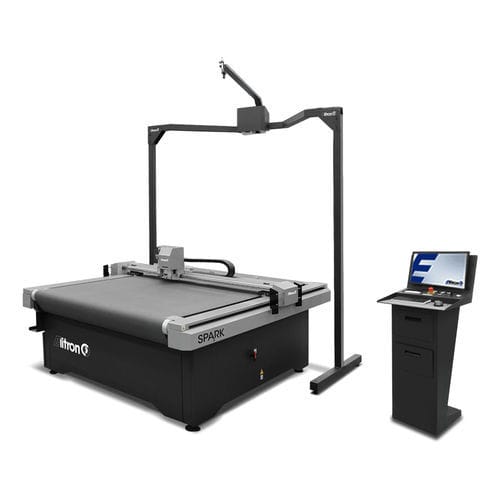Machine de découpe automatique - SPARK C - Elitron IPM S.r.l. - à couteau / pour matières plastiques / pour textiles
