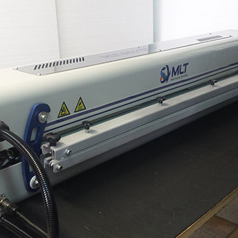 Presse à vulcaniser - MLT MINET LACING TECHNOLOGY SA - pour bande transporteuse en PVC / pour jonction de bande transporteuse / à refroidissement par air