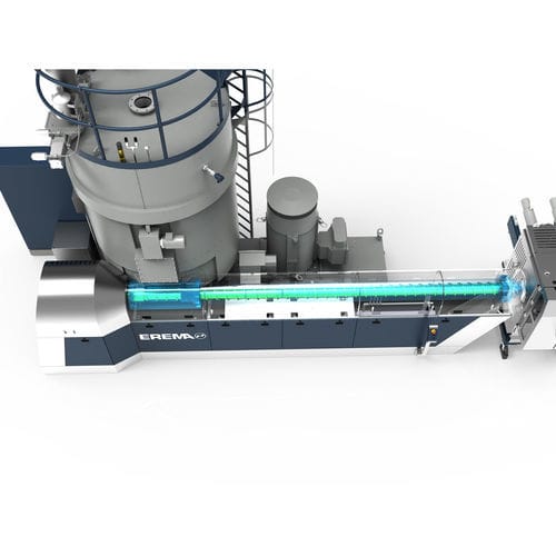 Ligne d'extrusion de plaques - EcoGentle® - EREMA Engineering Recycling Maschinen und Anlagen - pour thermoplastiques / pour flocons de bouteilles en PET