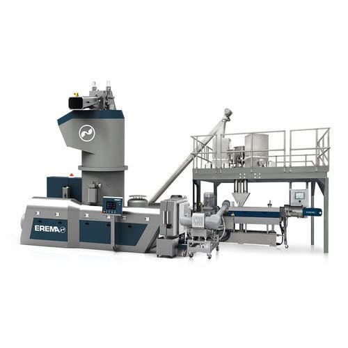 Ligne d'extrusion double vis - COREMA®  - EREMA Engineering Recycling Maschinen und Anlagen - compacte / de recyclage de matières plastiques / de compoundage