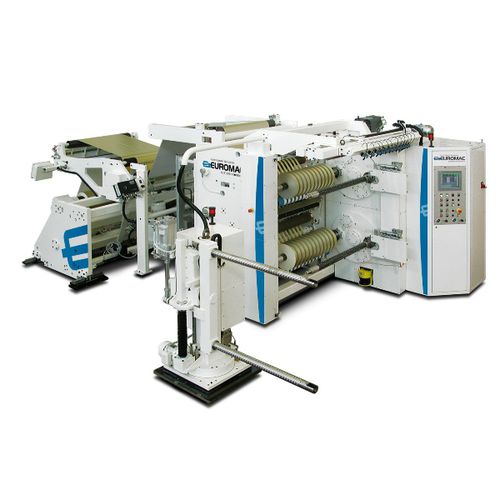 Bobineuse refendeuse automatique - TB-3T2 - EUROMAC - à double barillet / à usage polyvalent