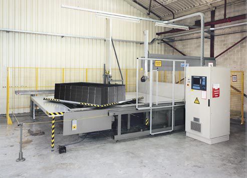 Machine de découpe à couteau à bande - V 58 - Fecken-Kirfel GmbH & Co. KG, Maschinenfabrik - CNC / verticale / entièrement automatisée