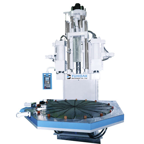 Presse à injecter verticale - YL series - HUARONG PLASTIC MACHINERY CO., LTD. - hydraulique / électrique et hydraulique / pour PVC