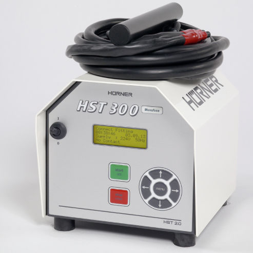Poste à souder par électrofusion - HST 300 MONOFUSE - HÜRNER Schweisstechnik - portable