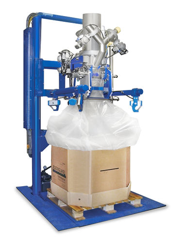 Ligne de remplissage semi-automatique - WBE 500-1500 - Huzap GmbH - multi contenant / de sac en vrac / de fûts