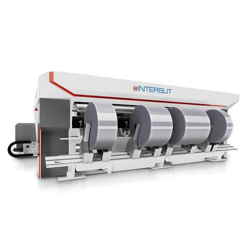 Bobineuse refendeuse automatique - eINTERSLIT - IMS TECHNOLOGIES S.p.A. - modulaire / pour film plastique / pour l'industrie de l'emballage