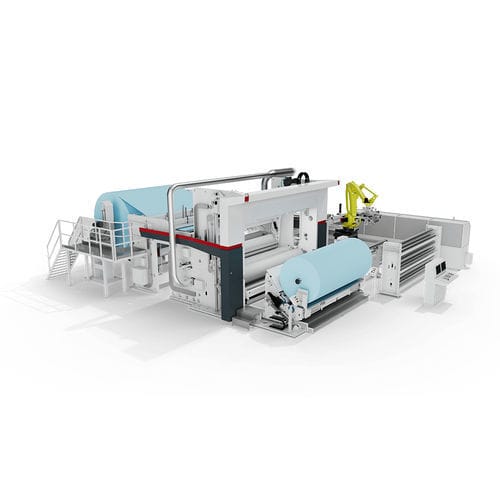 Bobineuse refendeuse de tissus - HYPERSLIT GIANT - IMS TECHNOLOGIES S.p.A. - automatique / modulaire