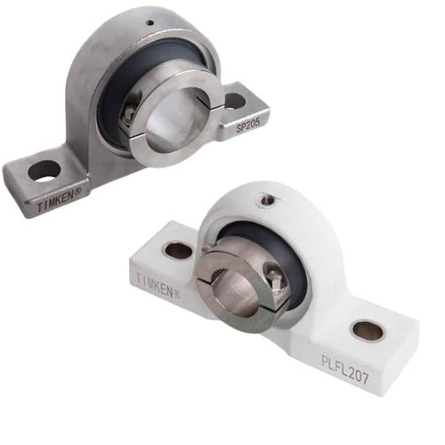 Palier à douille - EDT   - TIMKEN Europe - monobloc / à roulement à billes / en acier inox