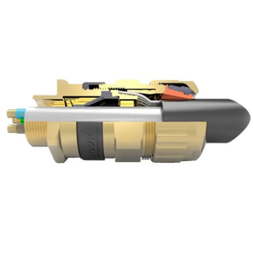 Presse-étoupe en laiton nickelé - 501453UNI - ae&t - en acier inoxydable / en laiton / antidéflagrant