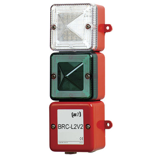 Colonne lumineuse à LED - BRC-L2V2 - ae&t - à éclat / à 2 couleurs / IP66