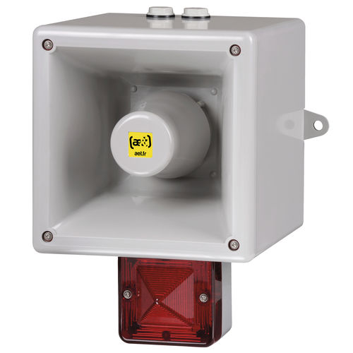 diffuseur sonore avec feu à LED - ae&t