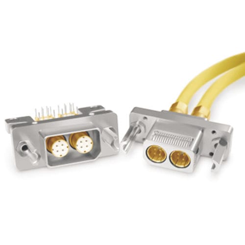 Connecteur à haut débit - Smiths Interconnect - de données / optique / quadrax