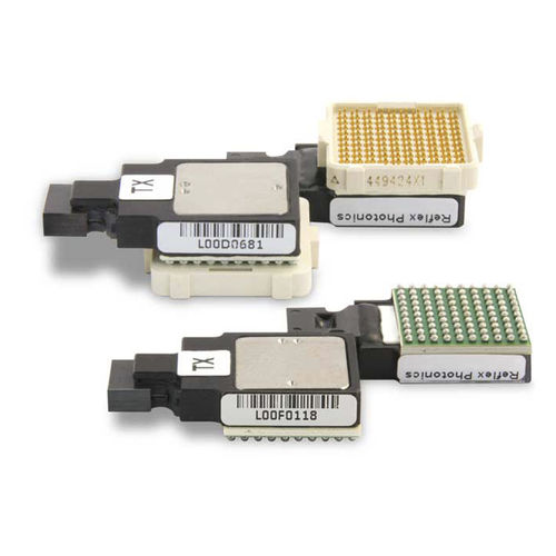 Émetteur-récepteur avec microcontrôleur - LightABLE LA - Smiths Interconnect - pour fibre optique / 12 canaux / multimode