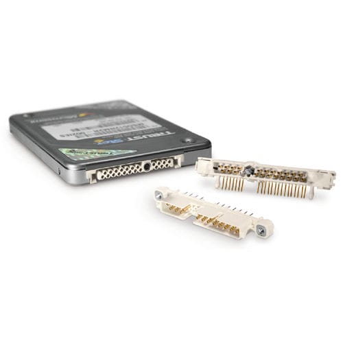 Connecteur SATA - Nebula series - Smiths Interconnect - de données / PCB / coudé
