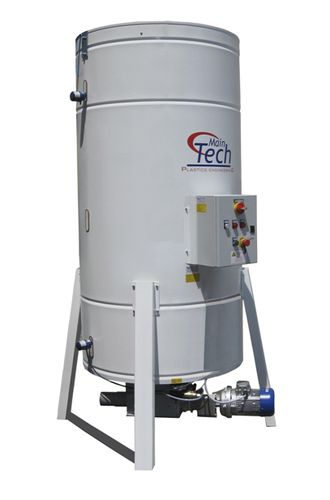 Silo soudé - MAIN TECH S.r.l. - avec fond vibrant / avec mélangeur / de pesage