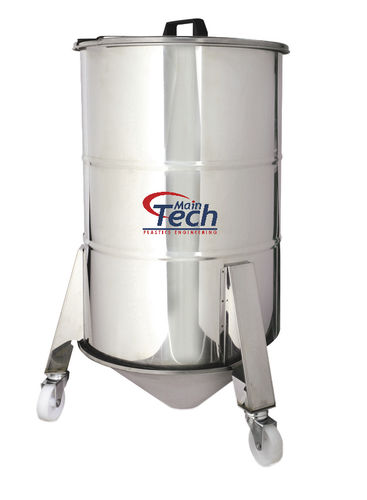 Cuve de stockage - MAIN TECH S.r.l. - en acier inoxydable / verticale