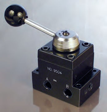 Distributeur hydraulique rotatif - 9504 - Hydraulic Technologies - avec actionnement manuel / 3 voies / 4 voies