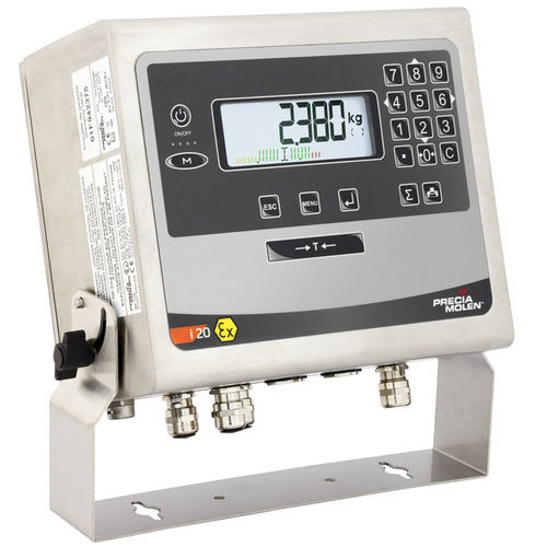 Indicateur de pesage affichage LCD - i 20 Ex 2-21 IECEx - PRECIA MOLEN - benchtop / antidéflagrant / IP66