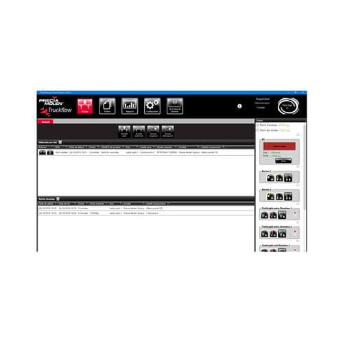 Logiciel de gestion de flux de camions - TRUCKFLOW - PRECIA MOLEN - de supervision